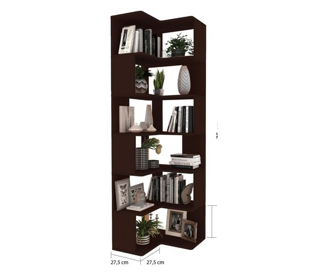 Pisalna miza in knjižna omara 442, oreh