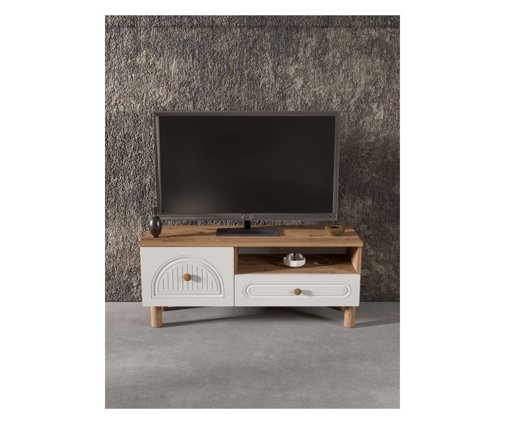 TV regal 338, Atlantic bor, bela - 3