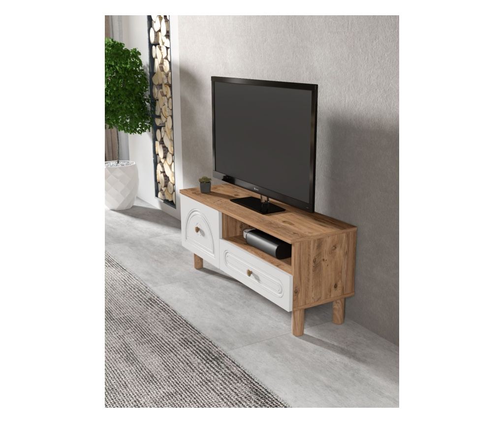TV regal 345, Atlantic bor, bela - 4