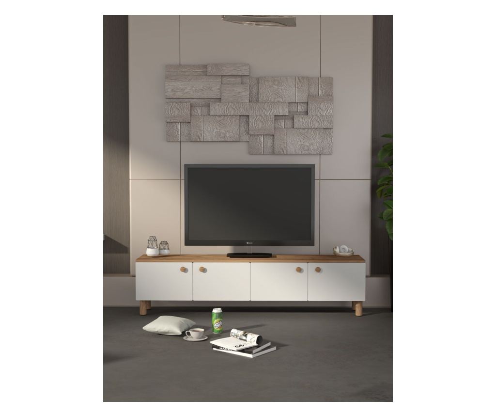 TV regal 567, Atlantic bor, bela - 2