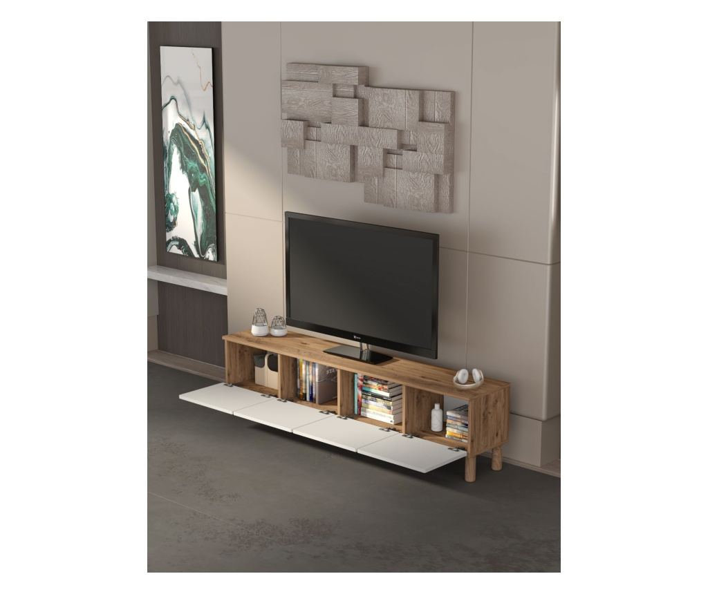 TV regal 567, Atlantic bor, bela - 3