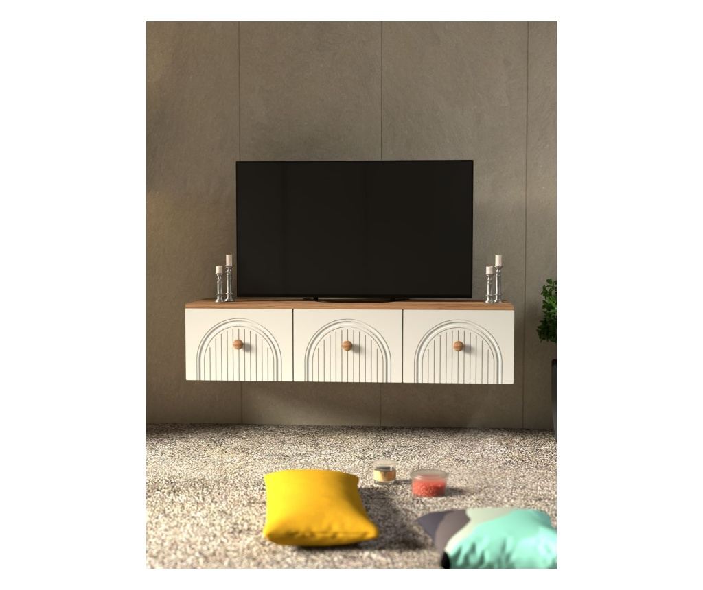 TV regal 475, atlantik bor, bela - 2
