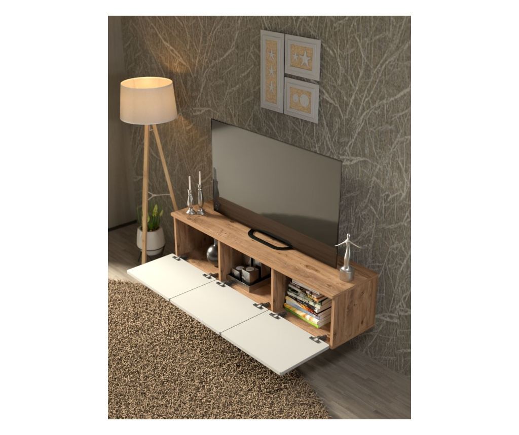 TV regal 482, Atlantic bor, bela - 3