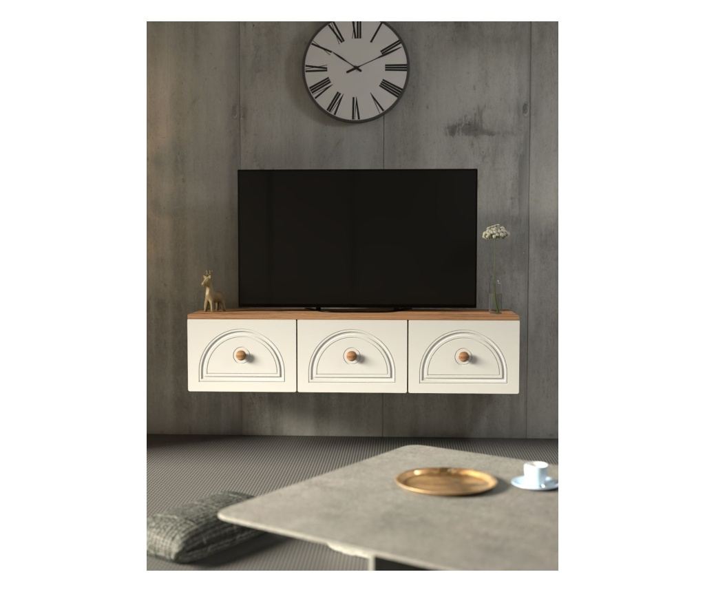 TV regal 468, atlantik bor, bela - 2