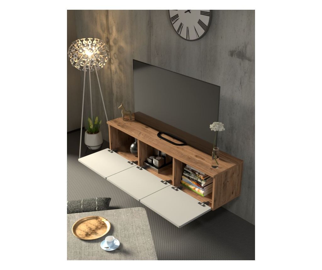 TV regal 468, atlantik bor, bela - 3