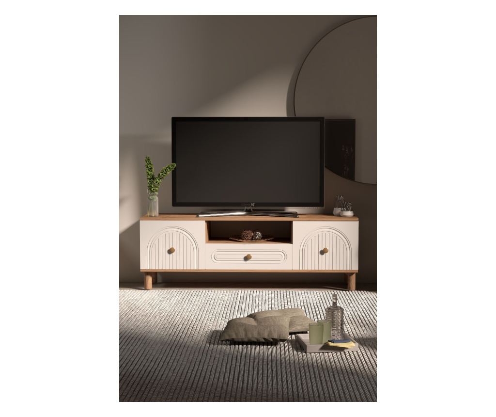 TV regal 390, Atlantic bor, bela - 2