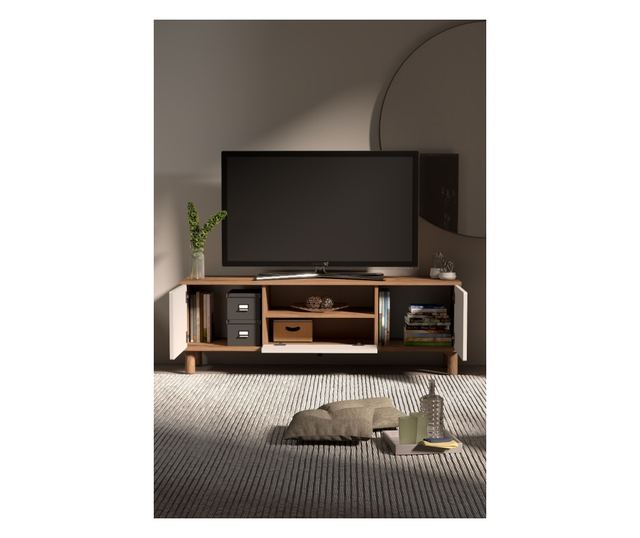 TV regal 390, Atlantic bor, bela