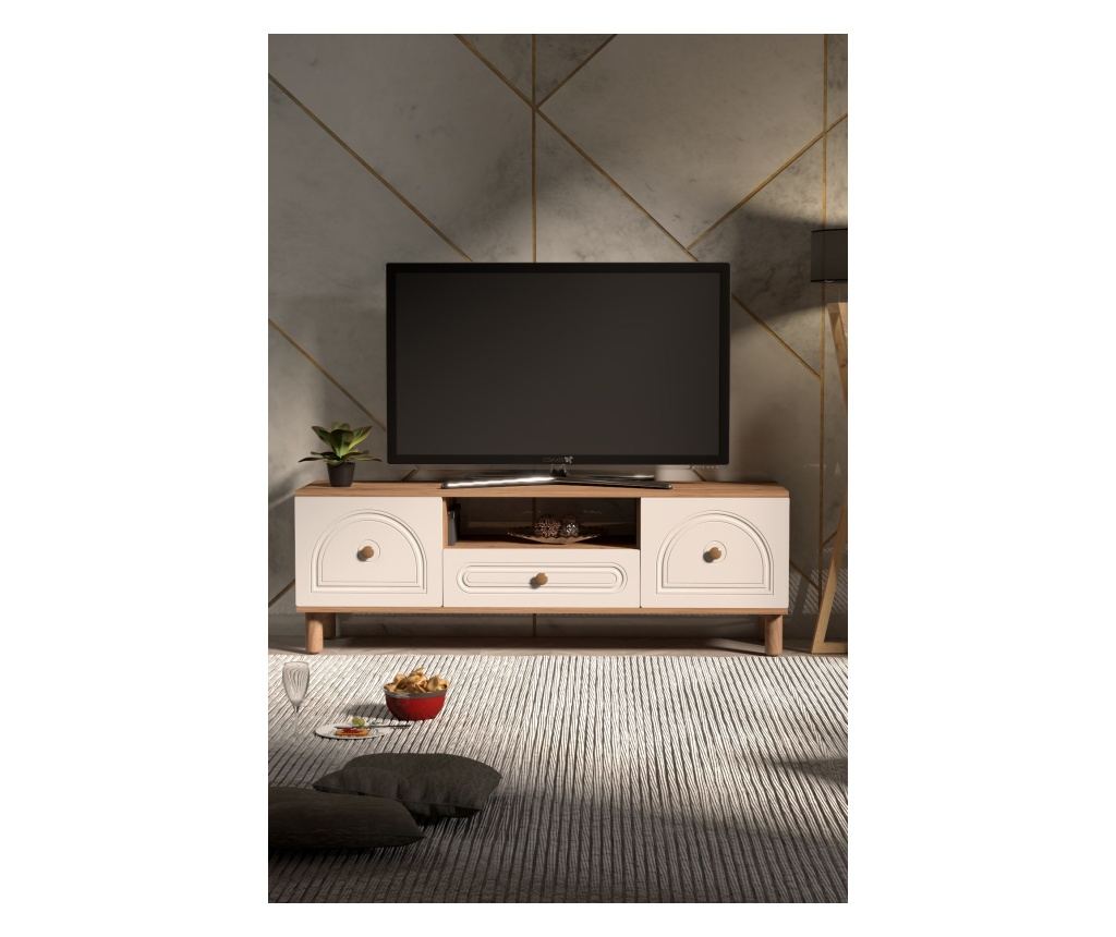 TV regal 383, Atlantic bor, bela - 2