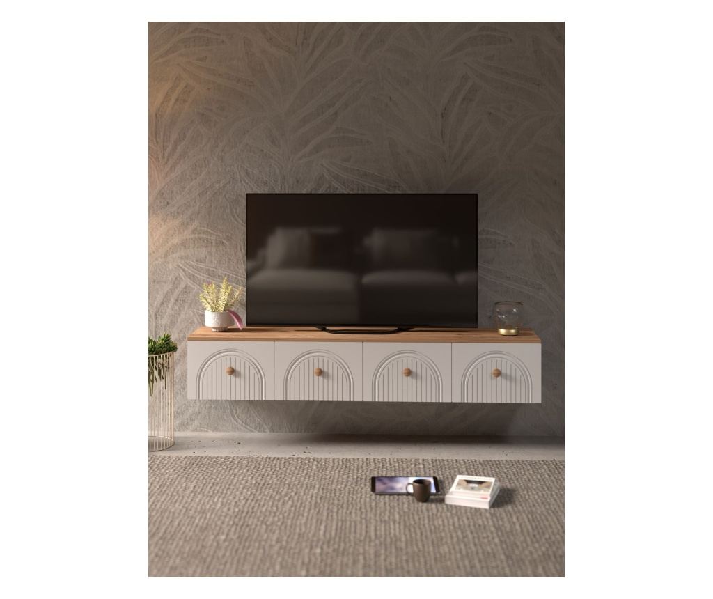TV regal 543, Atlantic bor, bela - 2