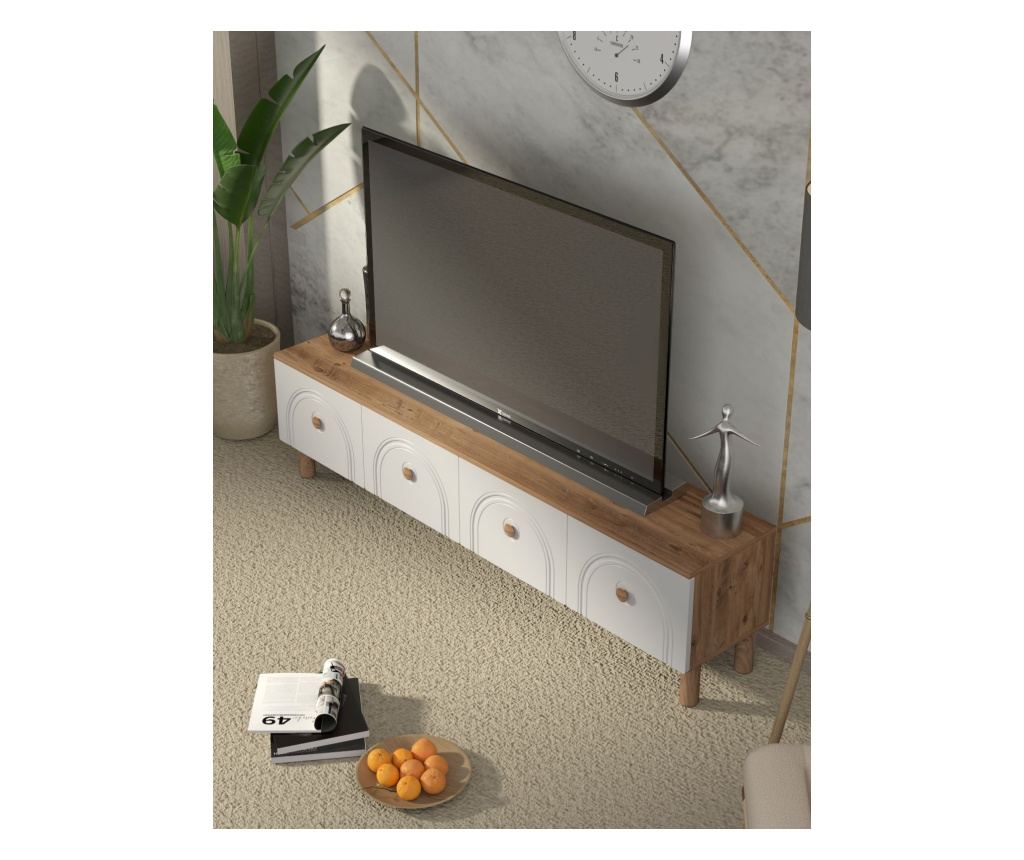 TV regal 529, Atlantic bor, bela - 4