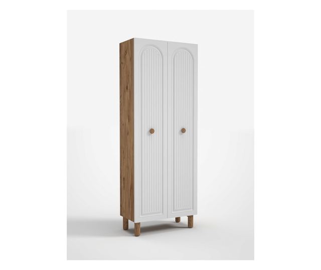 Večnamenska omara 604, bor Atlantic, bela