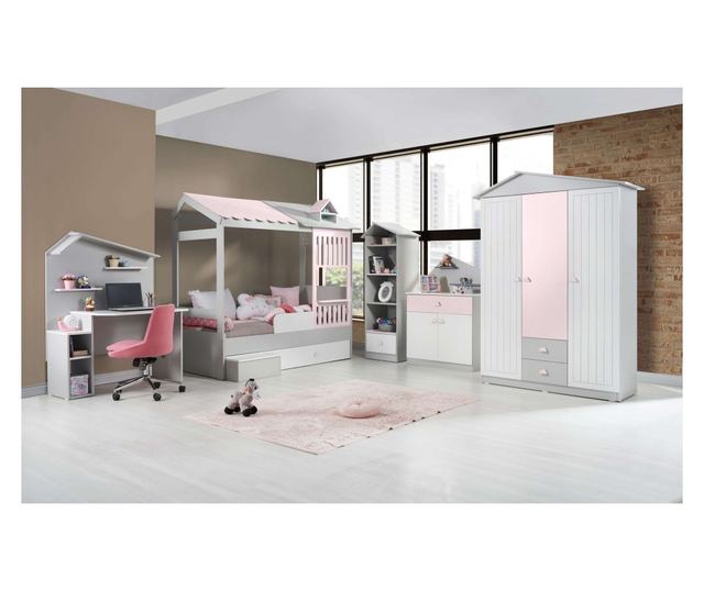 Omara 264, roza, siva