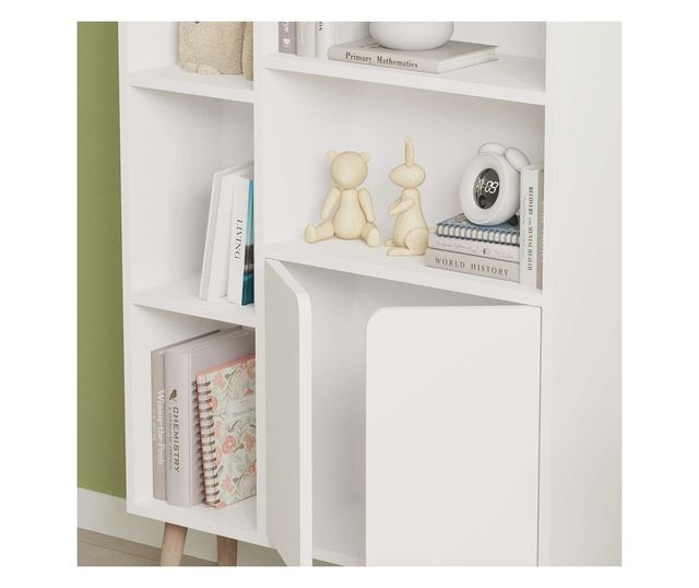 Knjižna polica 789, bela