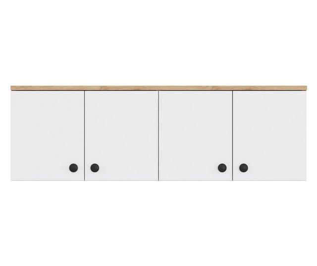 Stenska omarica 395, Oreh, Bela