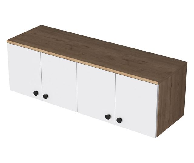 Stenska omarica 395, Oreh, Bela