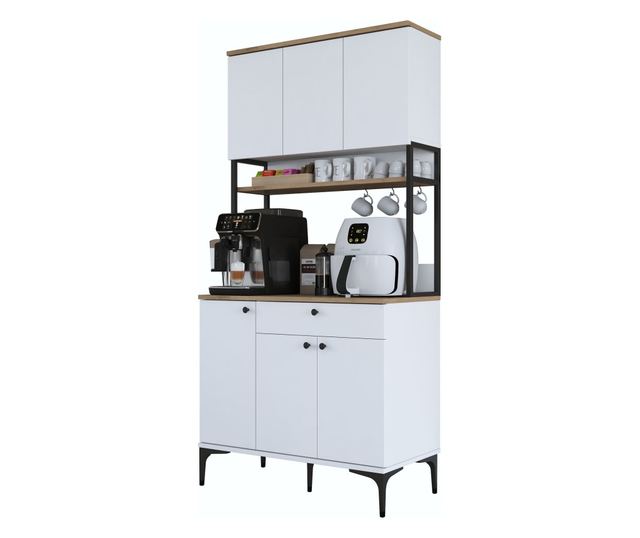 Večnamenska omara 699, Oreh, Bela