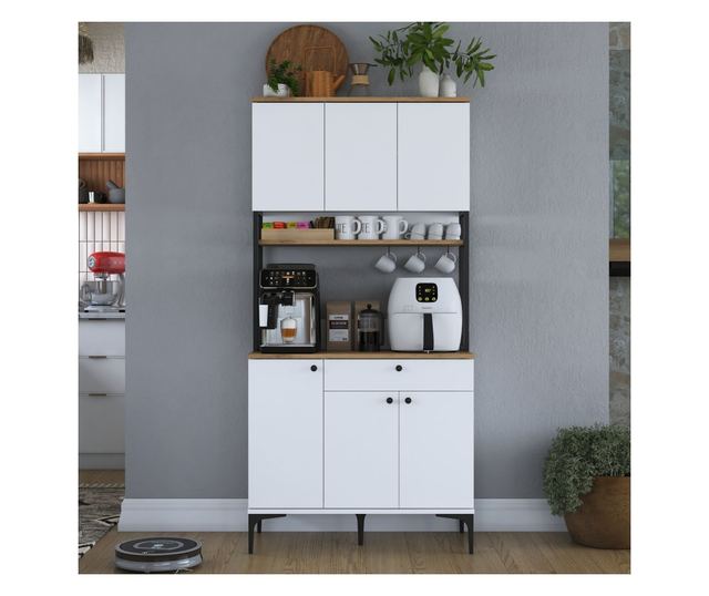 Večnamenska omara 699, Oreh, Bela