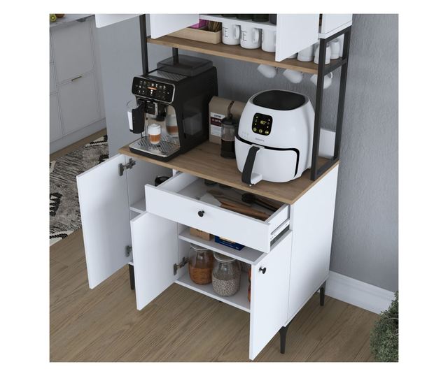 Večnamenska omara 699, Oreh, Bela