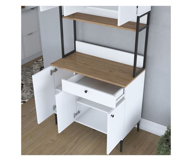 Večnamenska omara 699, Oreh, Bela