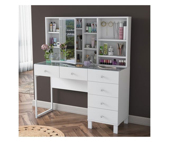 Toaletna mizica 401, bela