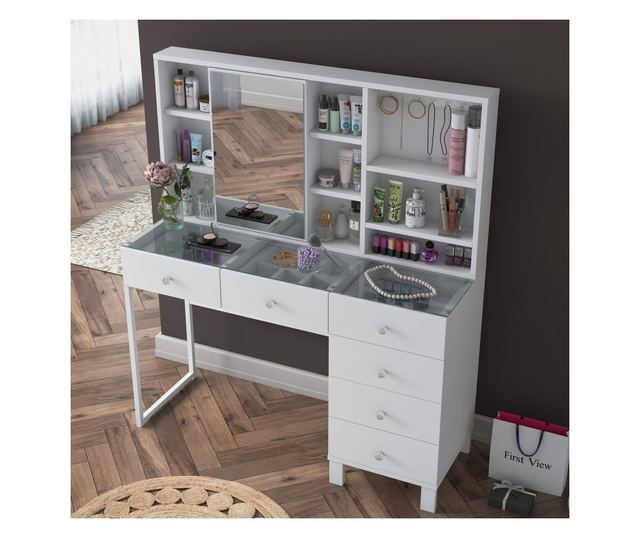 Toaletna mizica 401, bela