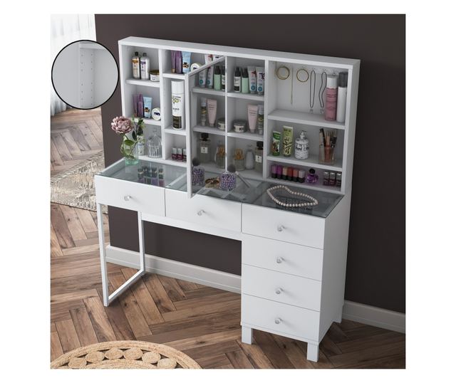 Toaletna mizica 401, bela