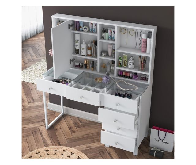 Toaletna mizica 401, bela