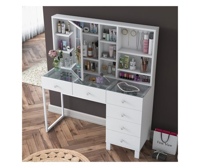 Toaletna mizica 401, bela