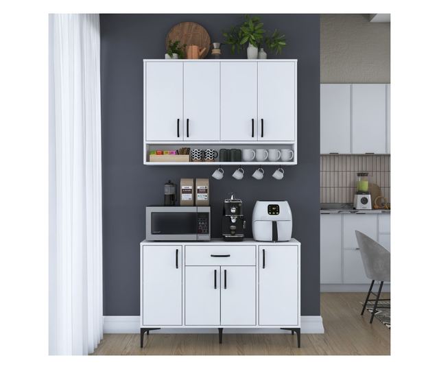 Kavna polica 907, bela