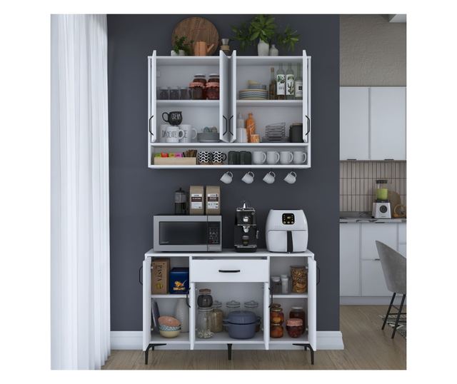 Kavna polica 907, bela