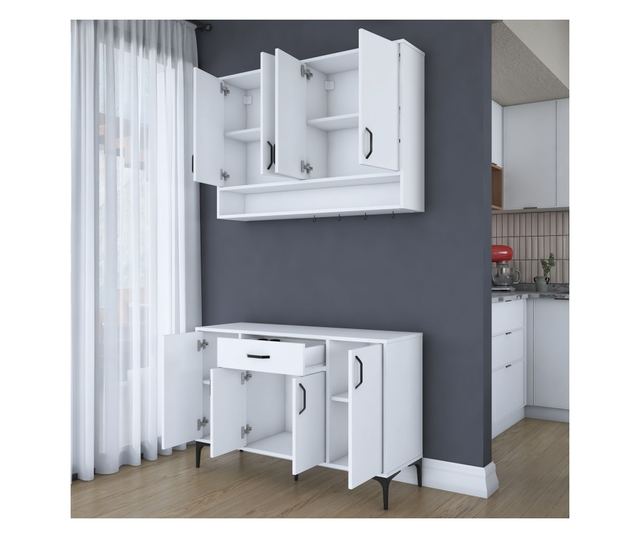 Kavna polica 907, bela