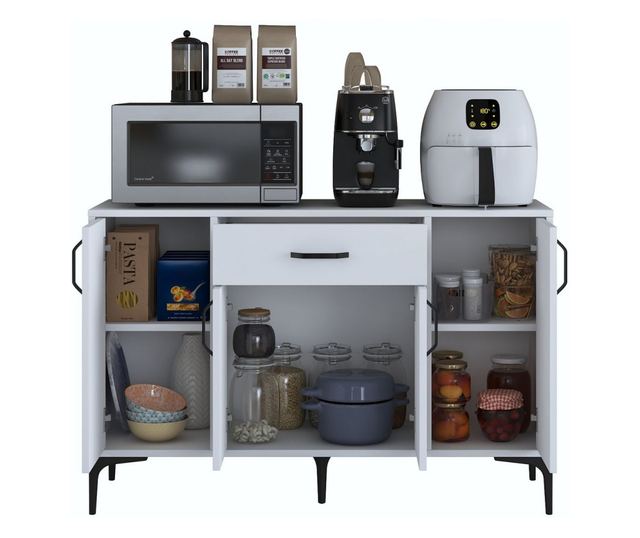 Kavna polica 907, bela