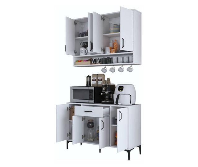 Kavna polica 907, bela