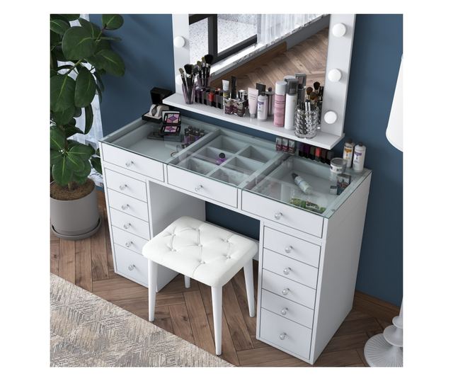 Toaletna mizica 500, bela