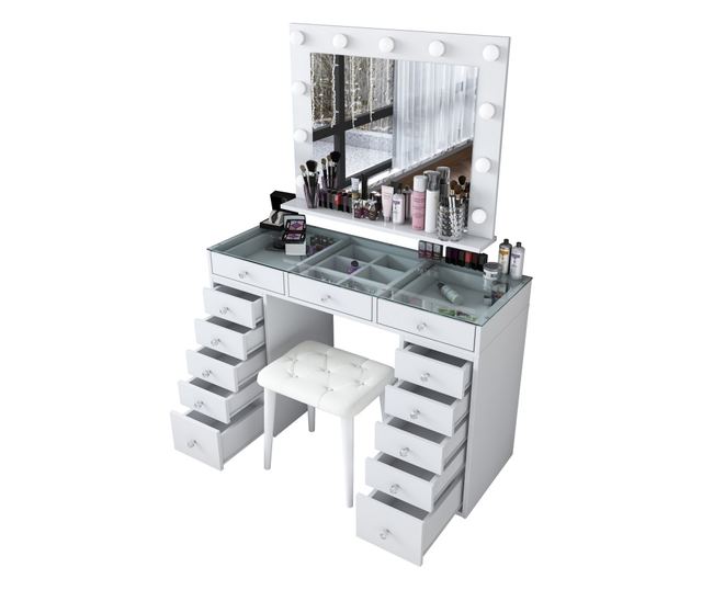 Toaletna mizica 500, bela