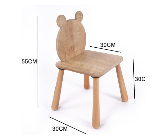 Otroški stolček 914, hrast