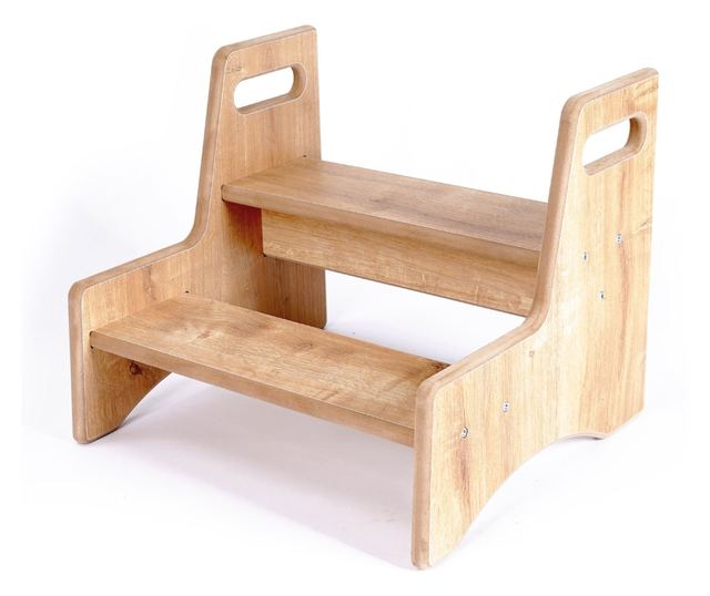 Otroški stopničasti pručka 218, hrastov les