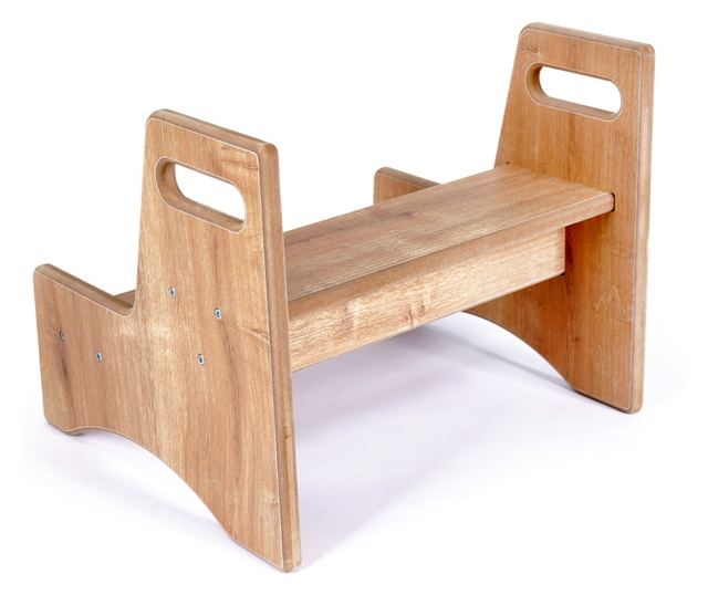 Otroški stopničasti pručka 218, hrastov les