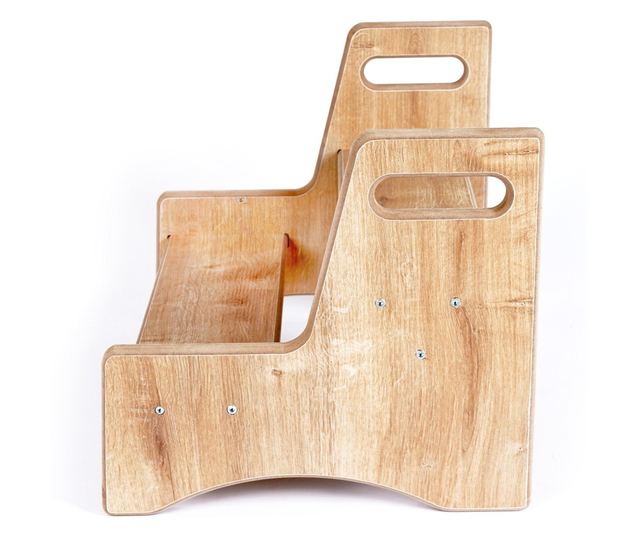 Otroški stopničasti pručka 218, hrastov les