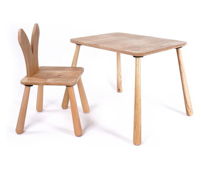 Otroški komplet mizice in stolov 976, hrast