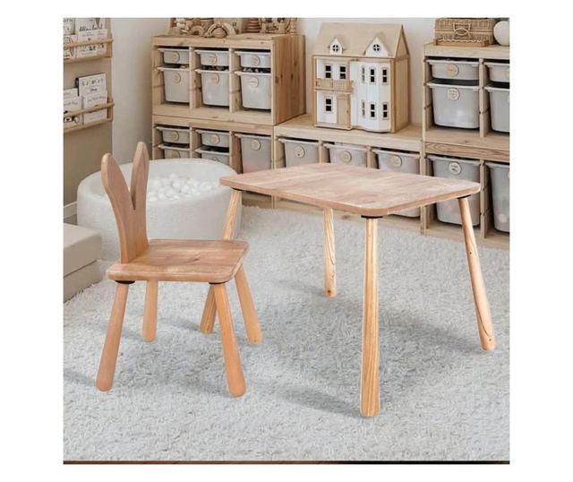 Otroški komplet mizice in stolov 976, hrast