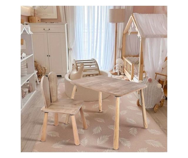Otroški set mizice 969, hrast