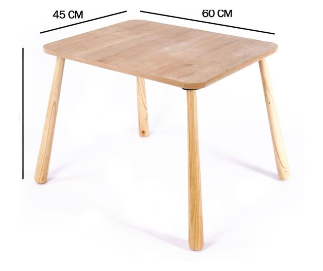 Otroški set mizice 969, hrast