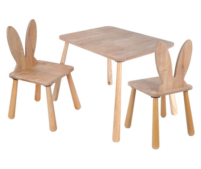 Otroški komplet mizice 192, hrast