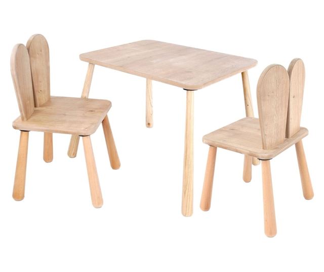 Otroški set mizice 215, hrast