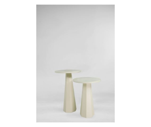 Set stranskih miz 513, krem