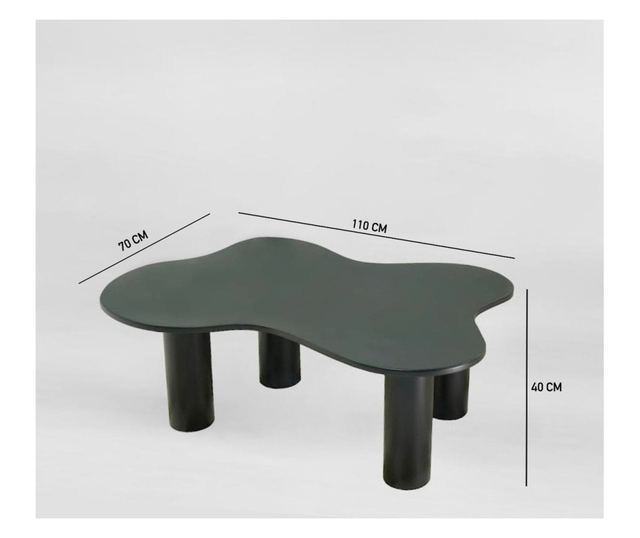 Kavna miza 544, črna