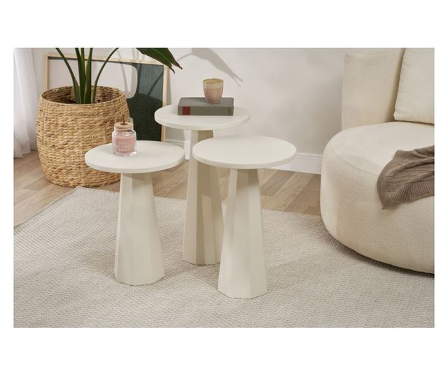 Set stranskih miz 531, bela