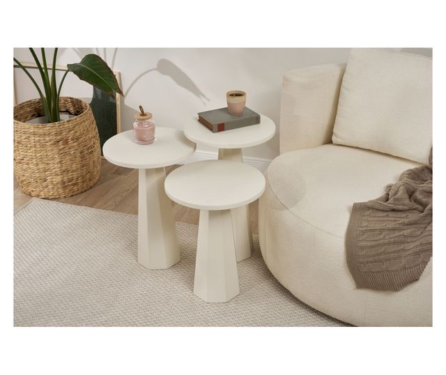 Set stranskih miz 531, bela