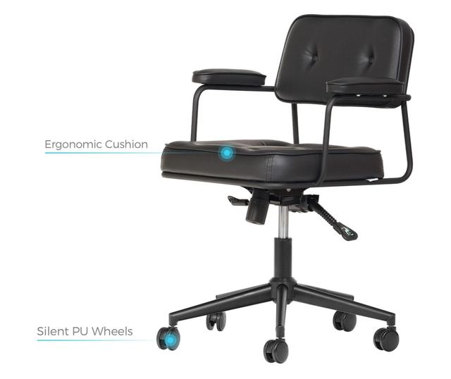 Pisarniški stol 984, črn